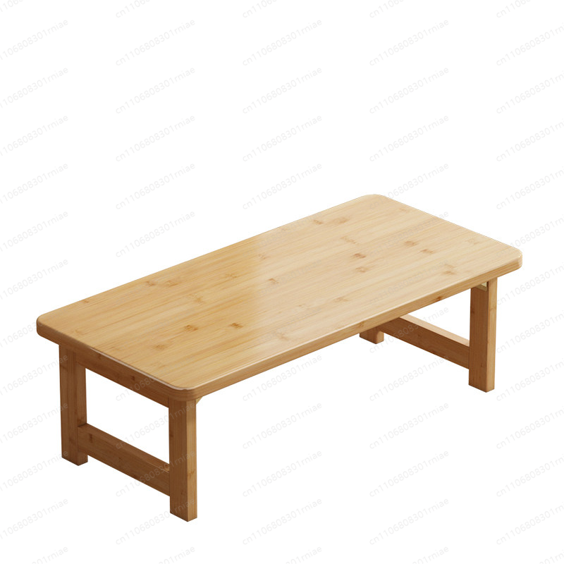 Desk Setup Ideas - Solid Bamboo Kang Table Foldable Low