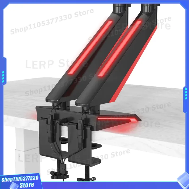 Aluminum Dual Monitor Arm 15 t - Desk Setup With Monitor Arm recension och pris
