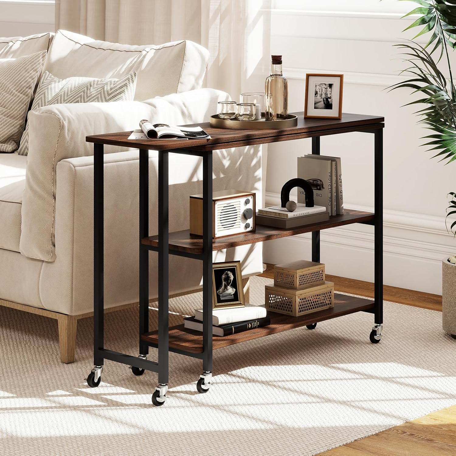 360° Rotating Side Table with  - Desk Setup Ideas recension och pris