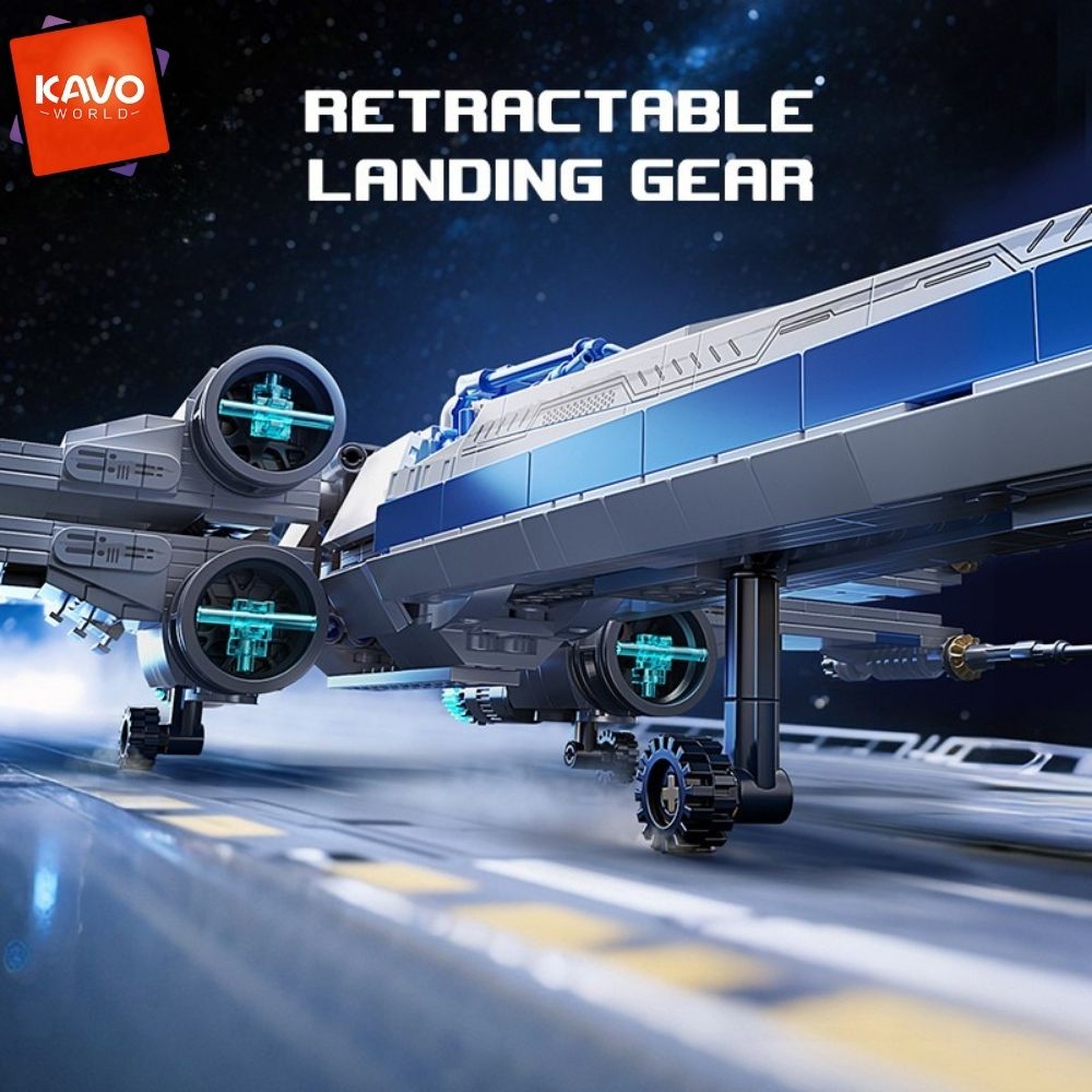 KAVOWORLD 1271pcs Sci-Fi Space - Desk Setup Grey recension och pris