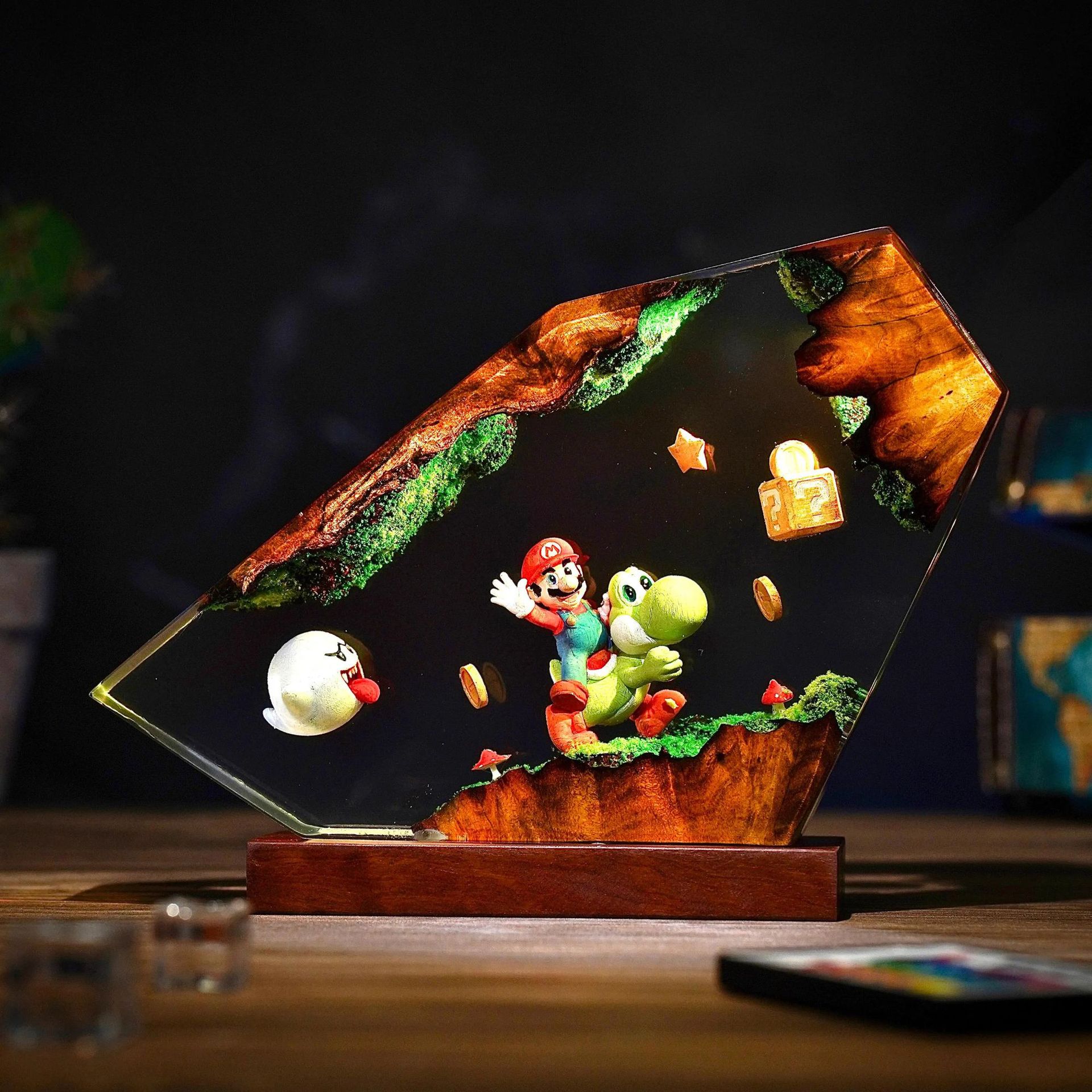 Table Resin Lamp Cartoon Anime - Desk Setup Lamp recension och pris