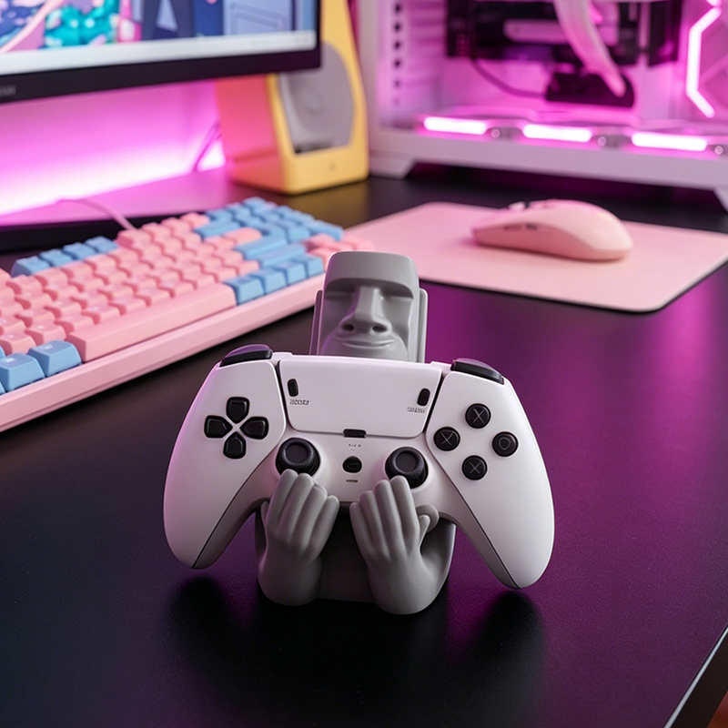 Moai Easter Island Resin Sculp - Desk Setup Xbox recension och pris