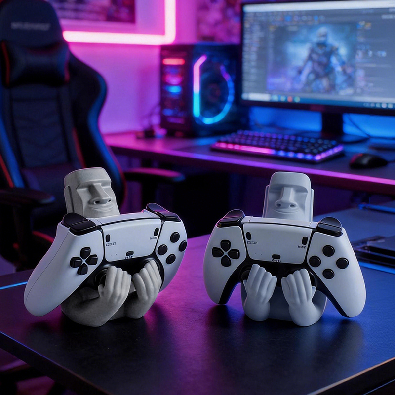 Moai Easter Island Resin Sculp - Desk Setup Xbox recension och pris