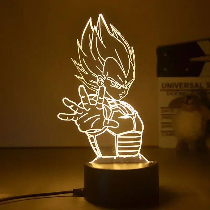 Dragon Ball Z Super Saiyan Veg - Desk Setup Lamp recension och pris
