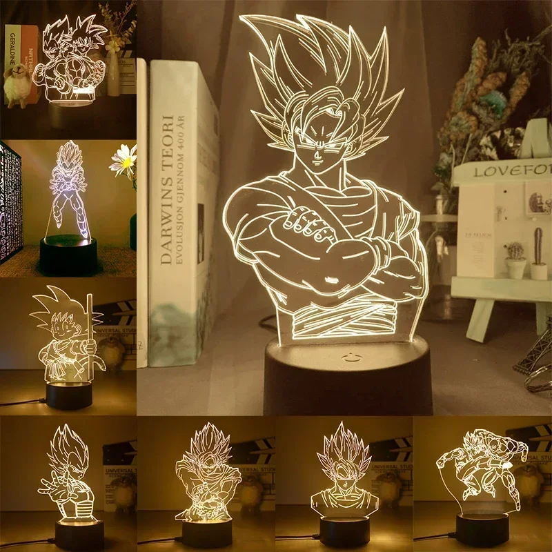 Dragon Ball Z Super Saiyan Veg - Desk Setup Lamp recension och pris