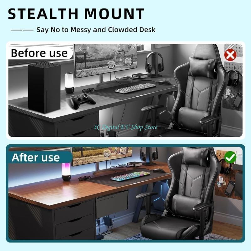 E74D Metal Under Desk Organize - Desk Setup Xbox recension och pris