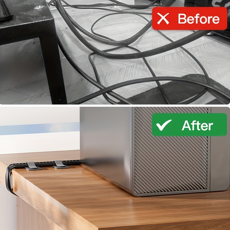 Cable Ties Reusable Straps Vel - Desk Setup Charging Station recension och pris
