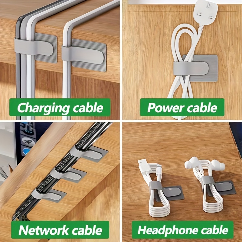 Cable Ties Reusable Straps Vel - Desk Setup Charging Station recension och pris