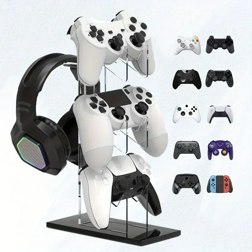 Controller Stand 3 Tier Headph - Desk Setup Headphone Stand recension och pris