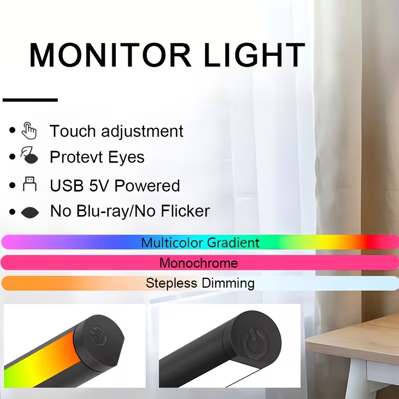 Led Monitor Light Bar Computer - Desk Setup Lamp recension och pris