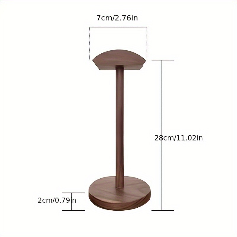 PGY Wooden Headphone Stand Erg - Desk Setup Headphone Stand recension och pris