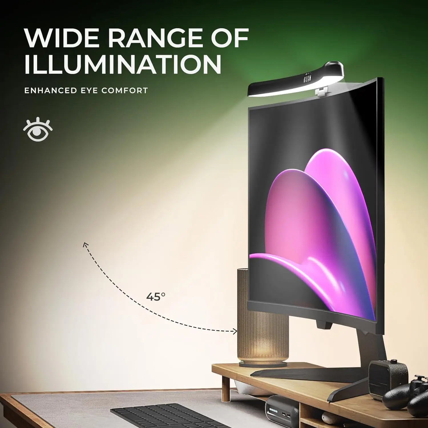 Computer Monitor Light Bar RGB - Desk Setup Lamp recension och pris
